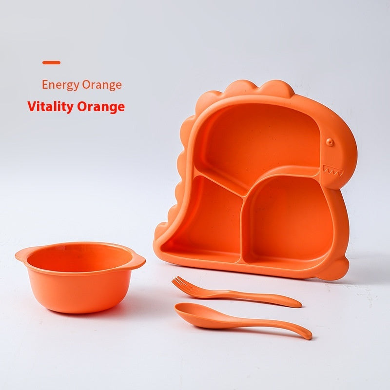 Creative Cartoon Dinosaur Kids Dinner Set