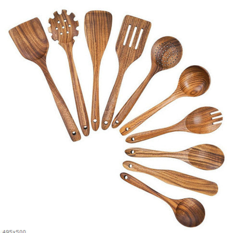 Wooden Non-Stick Cooking Spatula