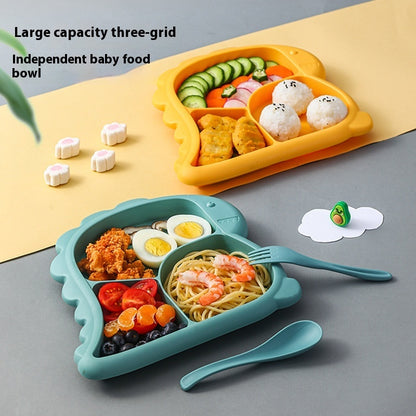 Creative Cartoon Dinosaur Kids Dinner Set