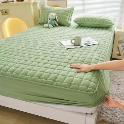 Quilted Waterproof Fitted Sheet & Mattress Cover