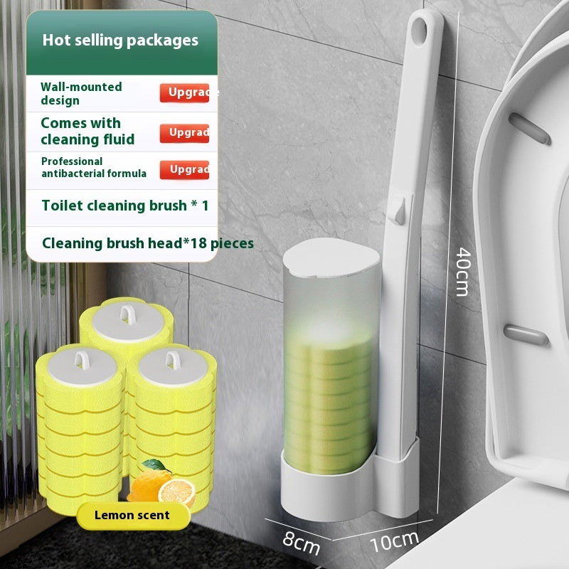 Wall-Mounted Bathroom Cleaning Set