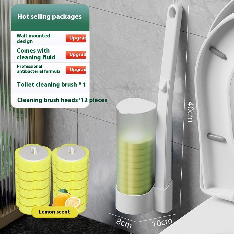 Wall-Mounted Bathroom Cleaning Set