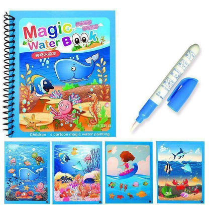 Must-Have Magic Water Book | Reusable No Mess Coloring Activity for Toddlers