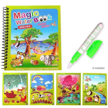 Must-Have Magic Water Book | Reusable No Mess Coloring Activity for Toddlers