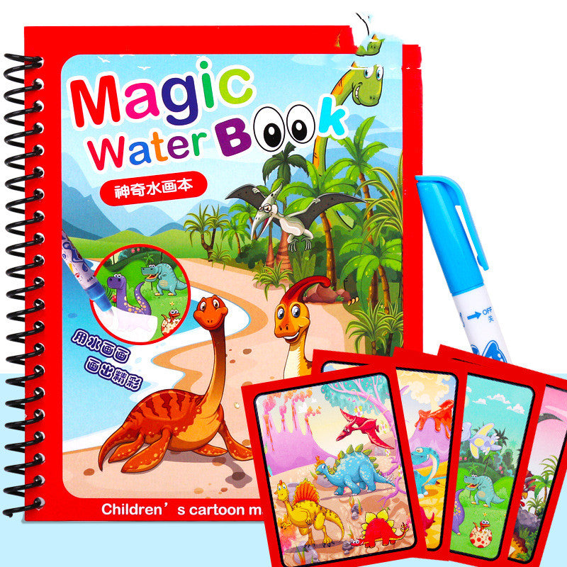 Must-Have Magic Water Book | Reusable No Mess Coloring Activity for Toddlers