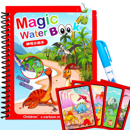 Must-Have Magic Water Book | Reusable No Mess Coloring Activity for Toddlers