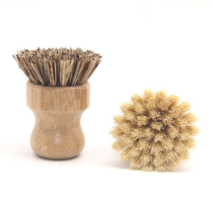 Short Handle Round Dish Brush