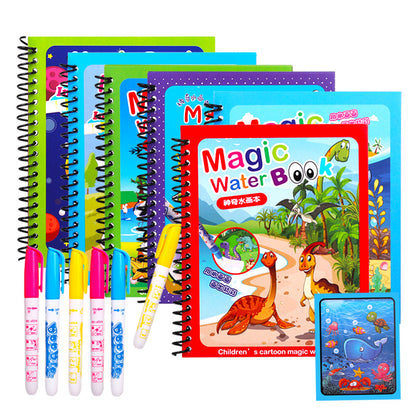 Must-Have Magic Water Book | Reusable No Mess Coloring Activity for Toddlers