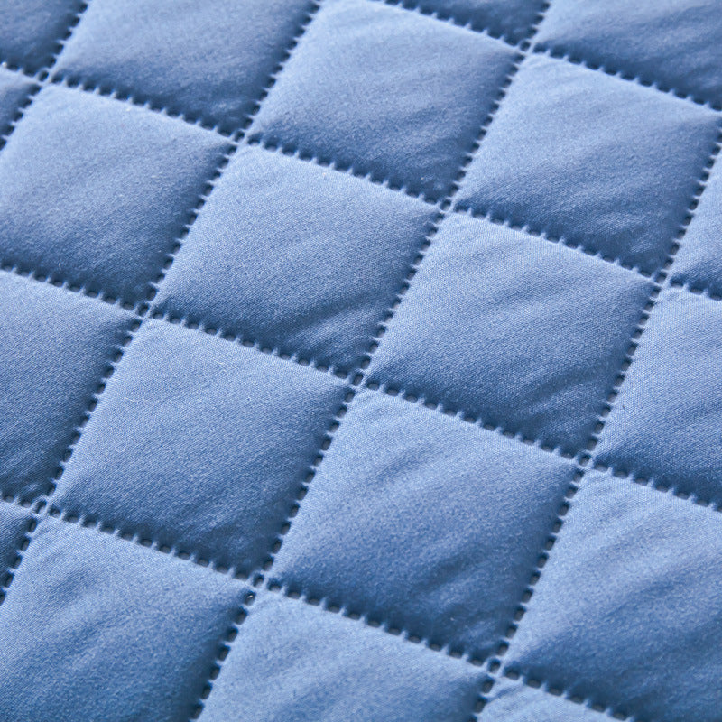 Waterproof Solid Color Fitted Sheet