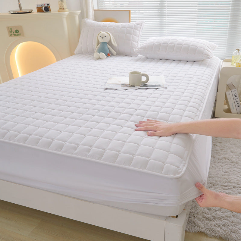 Quilted Waterproof Fitted Sheet & Mattress Cover