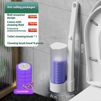 Wall-Mounted Bathroom Cleaning Set