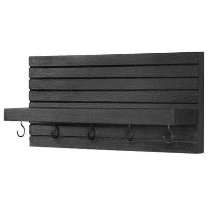 Aesthetic Wooden 2 Tier Storage Shelf | Hallway Entryway Organizer Rack