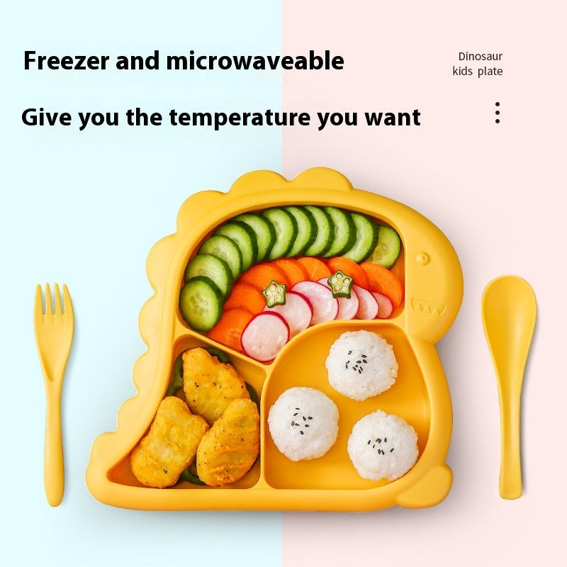 Creative Cartoon Dinosaur Kids Dinner Set