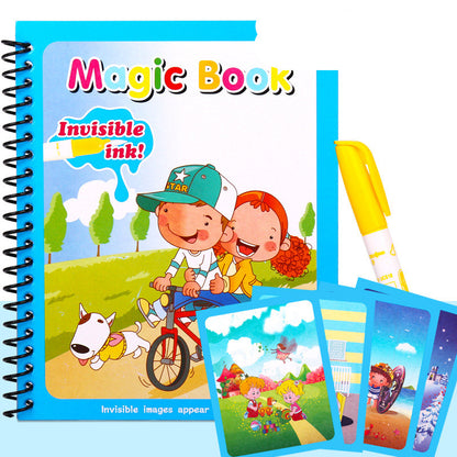 Must-Have Magic Water Book | Reusable No Mess Coloring Activity for Toddlers