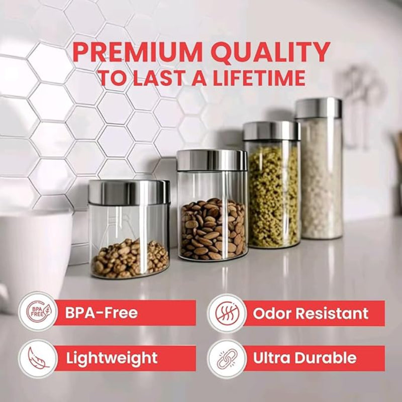 Airtight Sealed Glass Storage Jar