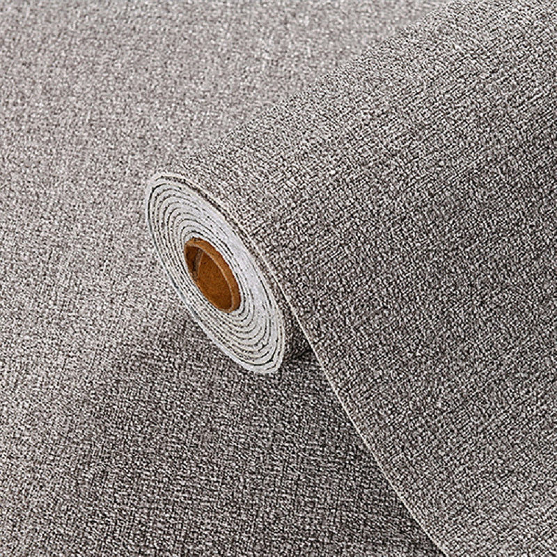 Linen Pattern Waterproof Adhesive Wallpaper