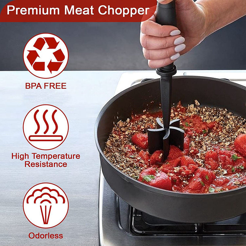 Must-Have Nylon Meat Masher | Nonstick Hamburger Chopper Kitchen Gadget