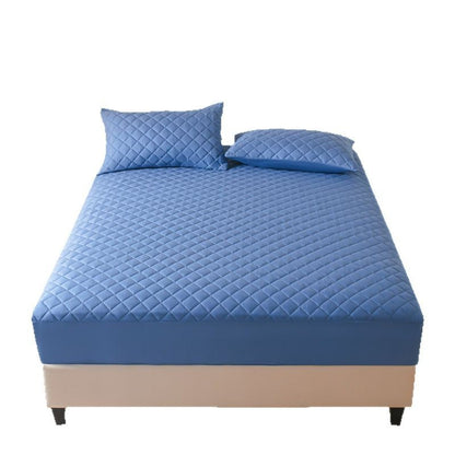 Waterproof Solid Color Fitted Sheet