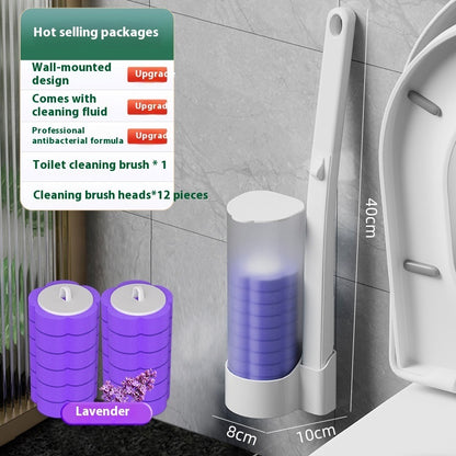 Wall-Mounted Bathroom Cleaning Set