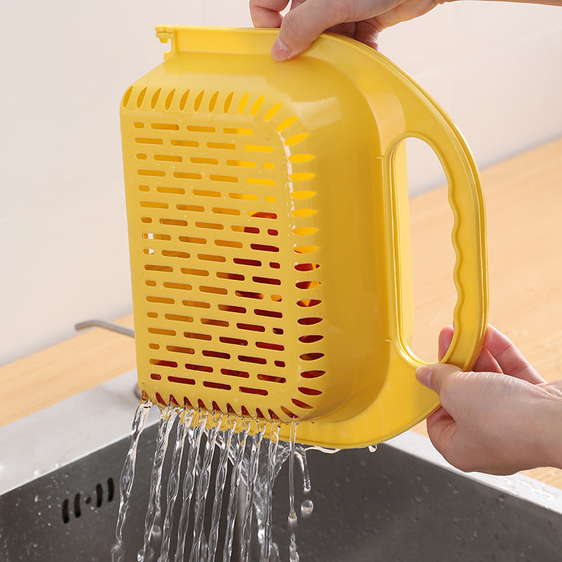 Viral Folding Sink Colander | Space-Saving Fruit & Vegetable Drain Basket