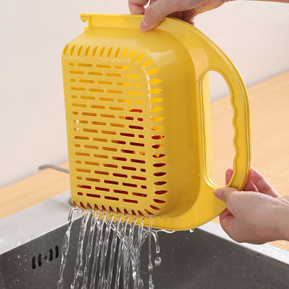 Viral Folding Sink Colander | Space-Saving Fruit & Vegetable Drain Basket