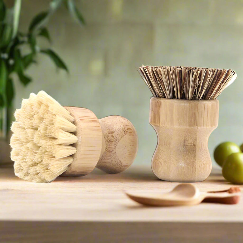 Short Handle Round Dish Brush