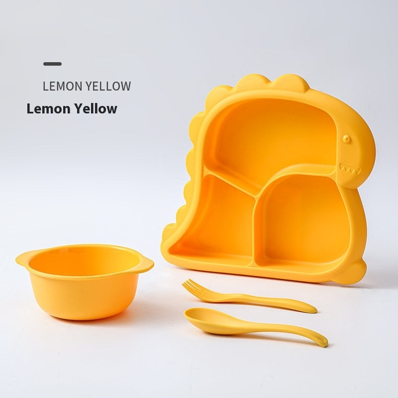 Creative Cartoon Dinosaur Kids Dinner Set