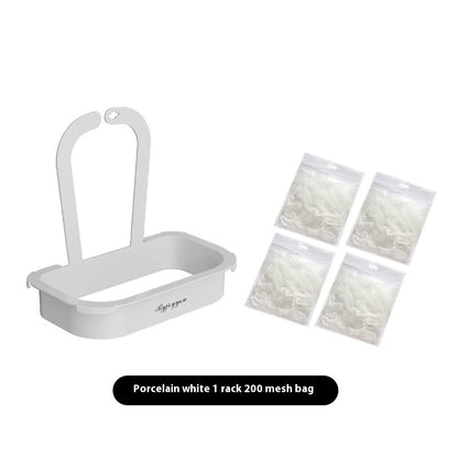 Must-Have Kitchen Sink Draining Rack | Anti-Clog Leftovers Strainer Basket