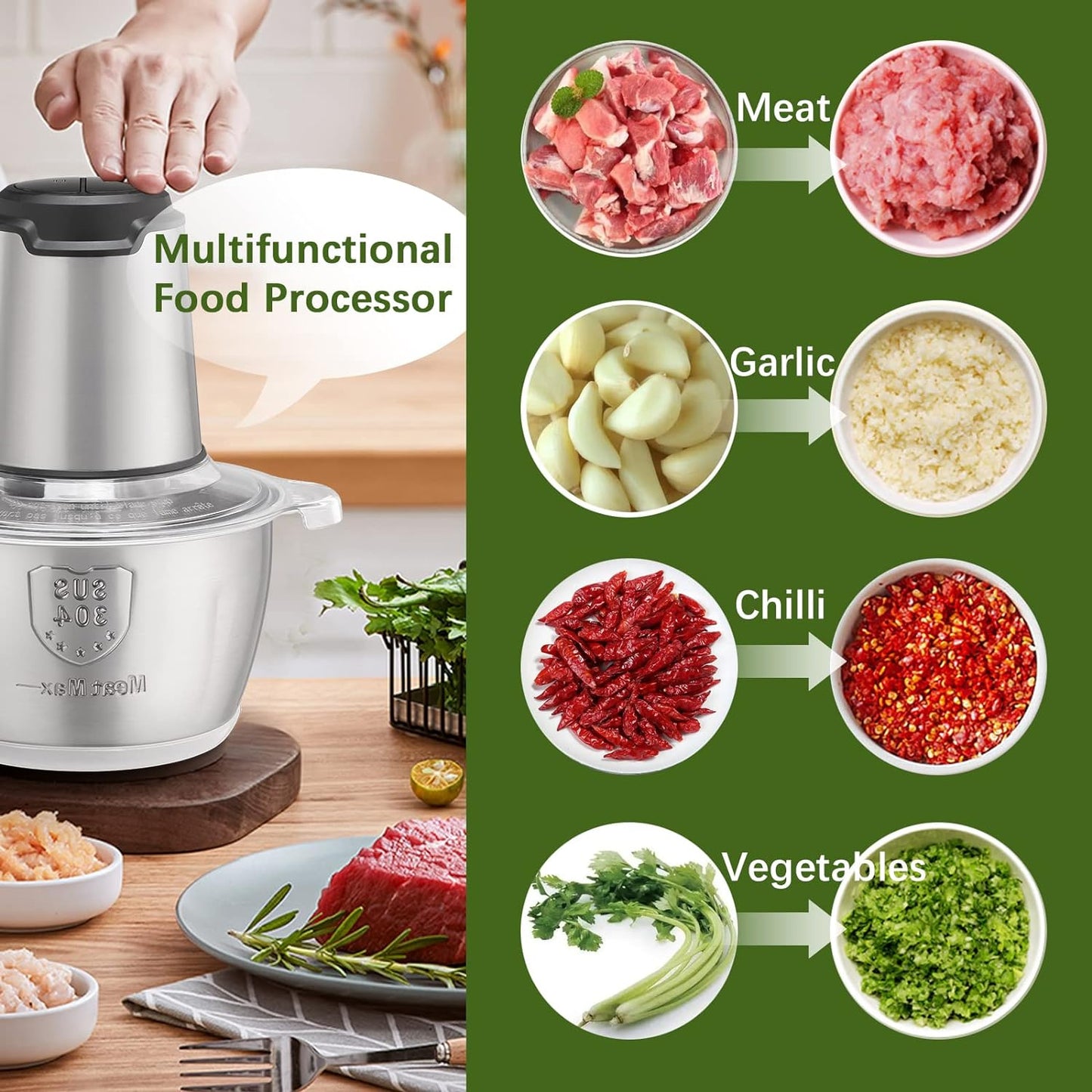 Durable Multifunctional Meat Grinder Tool