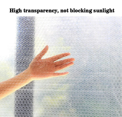 Winter Insulated Bubble Wrap Curtains – Double-Layer, Zippered for Wind & Cold