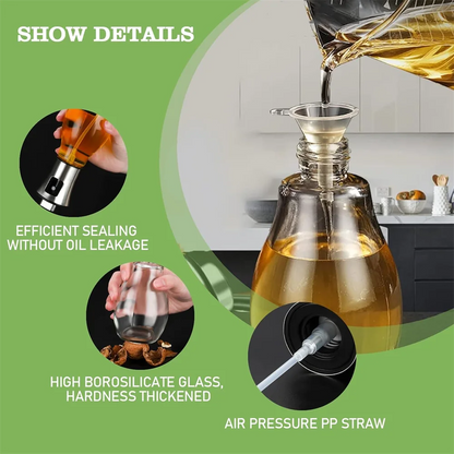 Oil Sprayer Bottle Glass | 200ML