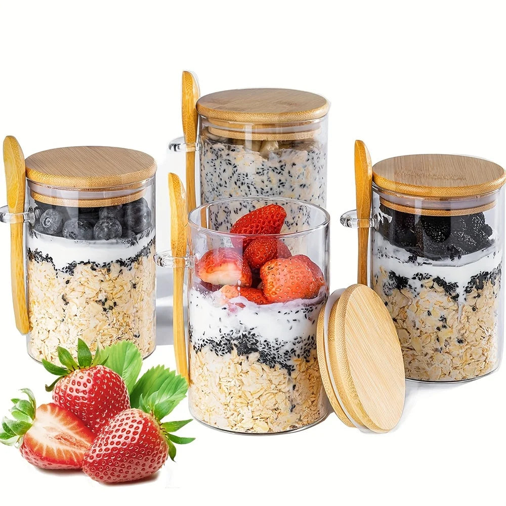 Overnight Oats Containers with Lid