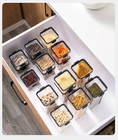 Sealed Jars Kitchen Grain Storage Organizer