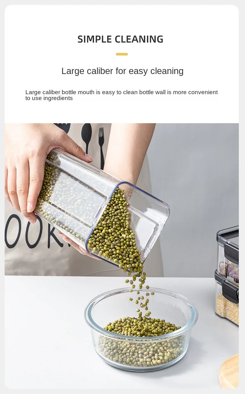 Sealed Jars Kitchen Grain Storage Organizer