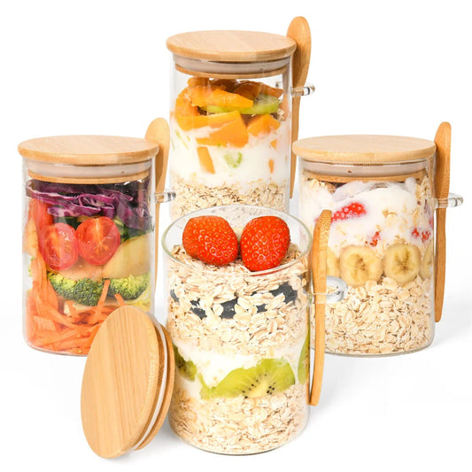 Overnight Oats Containers with Lid