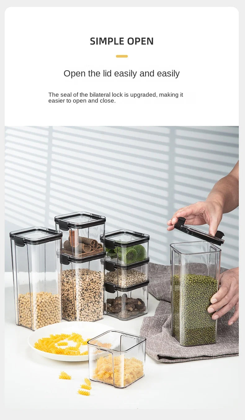 Sealed Jars Kitchen Grain Storage Organizer