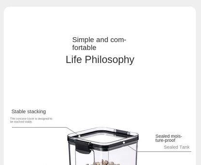 Sealed Jars Kitchen Grain Storage Organizer