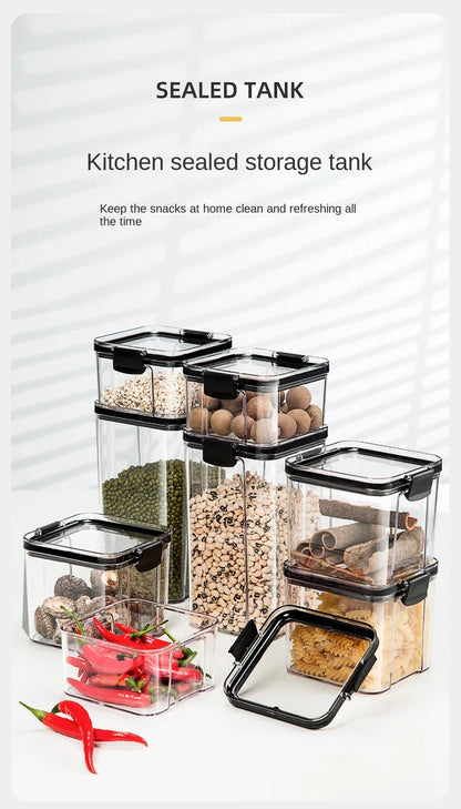 Sealed Jars Kitchen Grain Storage Organizer
