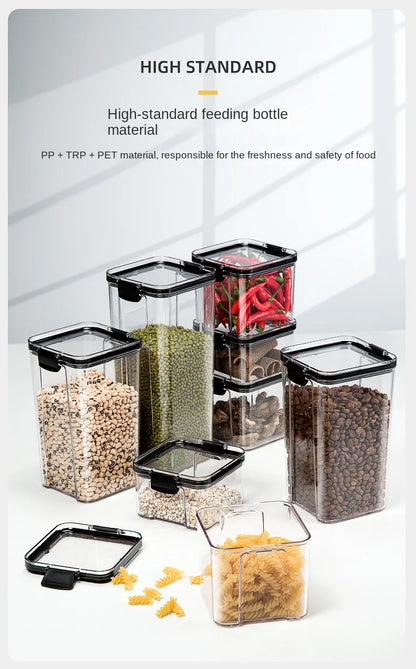 Sealed Jars Kitchen Grain Storage Organizer