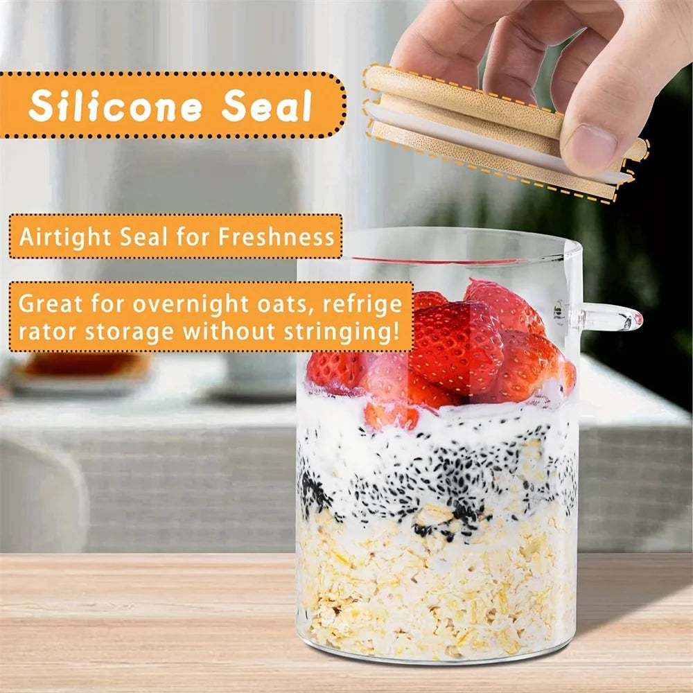Overnight Oats Containers with Lid