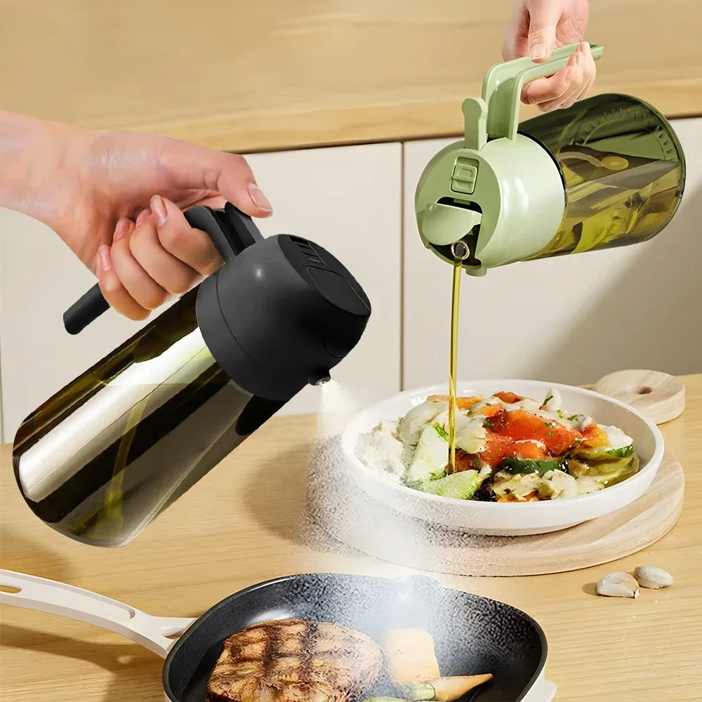 470ML/16oz Light-Blocking Dark Glass Oil Sprayer
