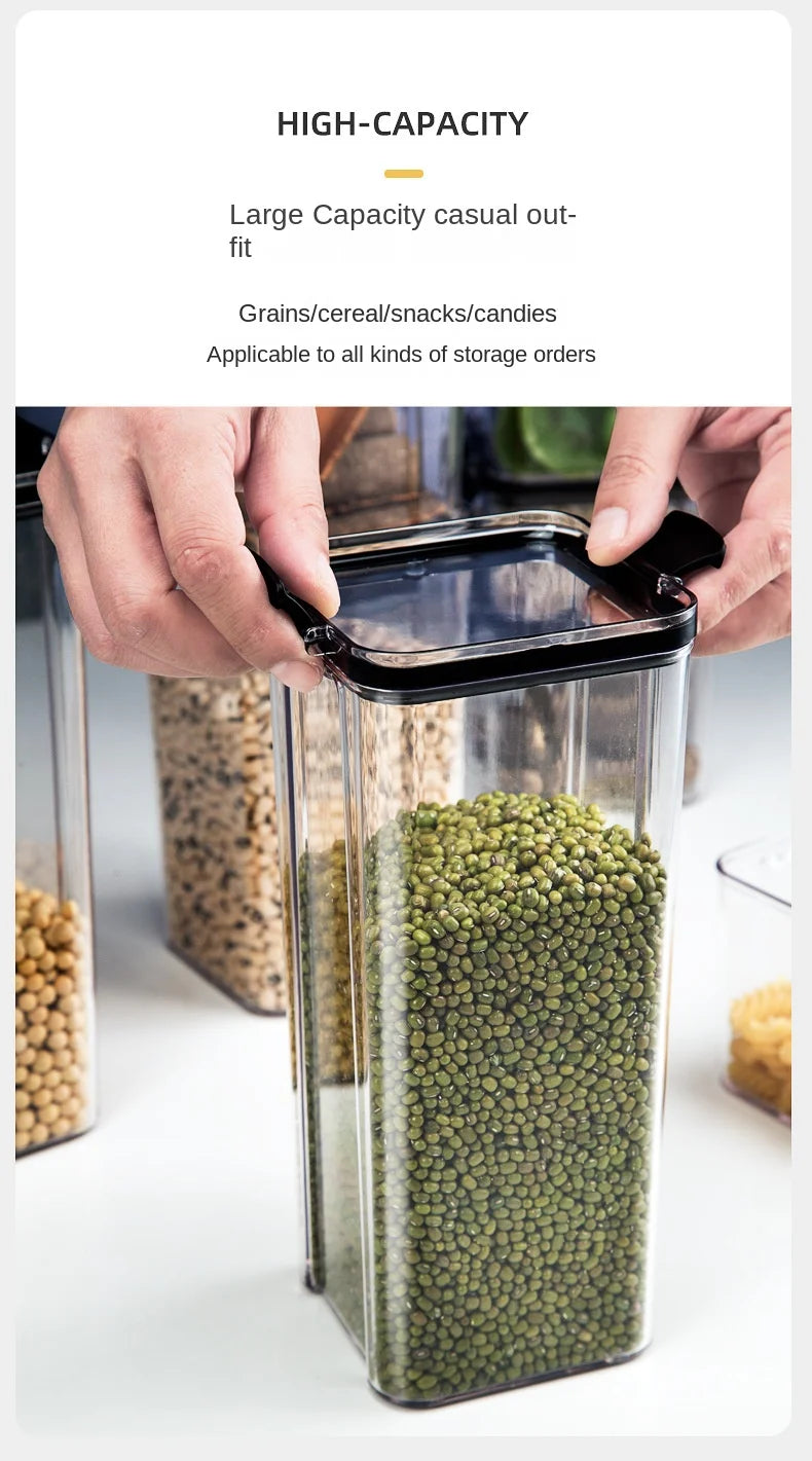 Sealed Jars Kitchen Grain Storage Organizer