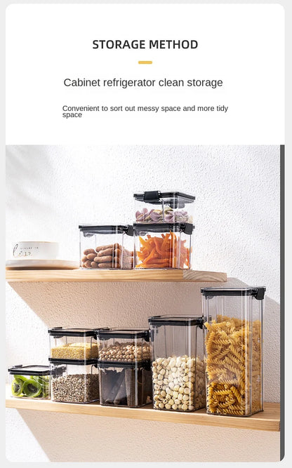 Sealed Jars Kitchen Grain Storage Organizer