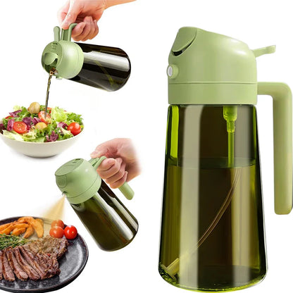 470ML/16oz Light-Blocking Dark Glass Oil Sprayer