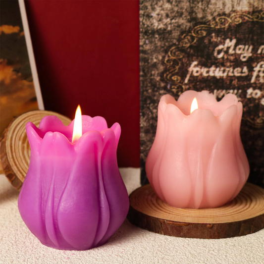 Tulip Flower Scented Candle Silicone Mold
