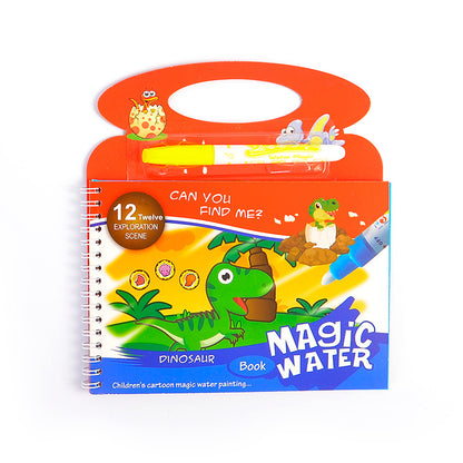 Must-Have Magic Water Book | Reusable No Mess Coloring Activity for Toddlers
