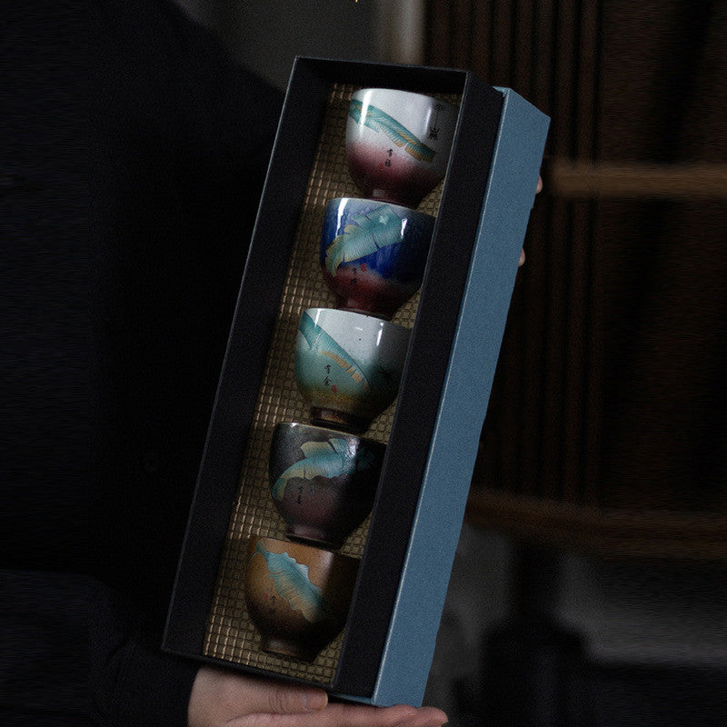 Chinese Kiln Ceramic Tasting Cups