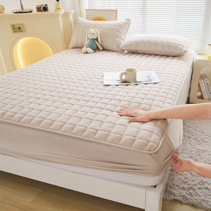 Quilted Waterproof Fitted Sheet & Mattress Cover
