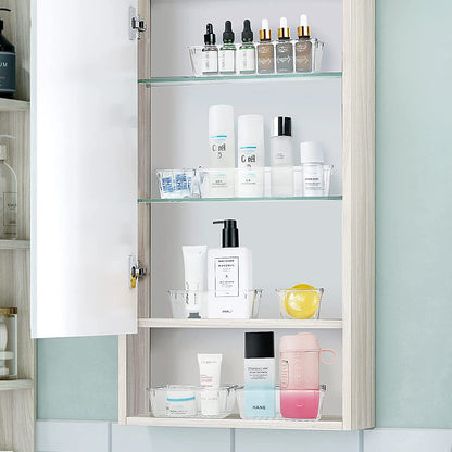 Clear Acrylic Storage Box Set | Desktop Organizer for Office & Home Organization