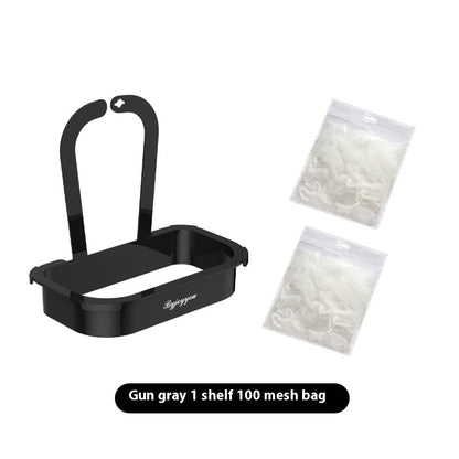 Must-Have Kitchen Sink Draining Rack | Anti-Clog Leftovers Strainer Basket